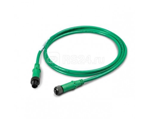 Провод SWD4-3LR5-2S IP67 5п оконц. со штекером и гнездом M12 кругл. (дл.3м) EATON 174766