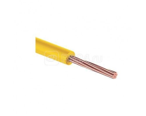 Провод ПГВА 0.75 Ж бухта (м) Rexant 01-6502