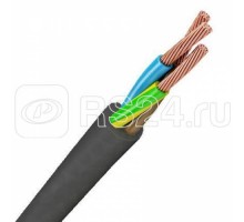 Провод ПВС 3х2.5 Ч (бухта) (м) ЭлектрокабельНН M0003229