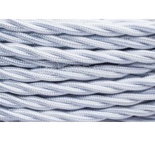 Провод ретро 2х2.5 глянец бел. (уп.50м) Bironi B1-425-071-50