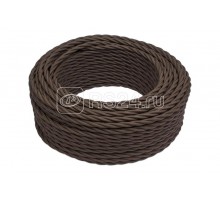 Провод ретро 2х2.5 мат. корич. (уп.150м) Bironi B1-425-72-150