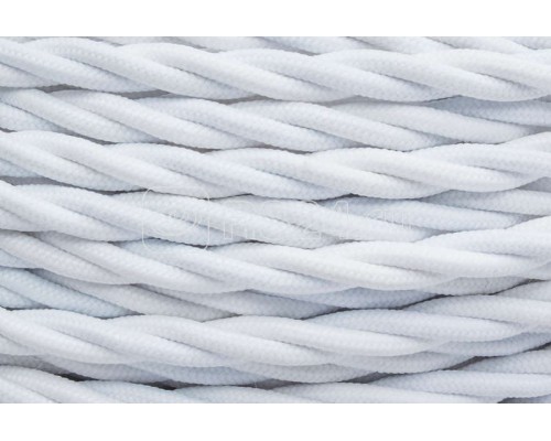 Провод ретро 3х1.5 мат. бел. (уп.150м) Bironi B1-434-71-150