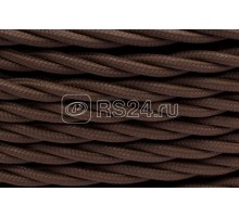 Провод ретро 3х2.5 мат. корич. (уп.20м) Bironi B1-435-72-20