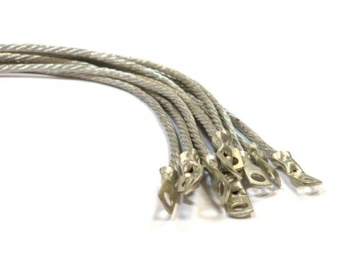 Проводник заземляющий П-1 S=6мм один наконечник ЗЭТАРУС zeta11210