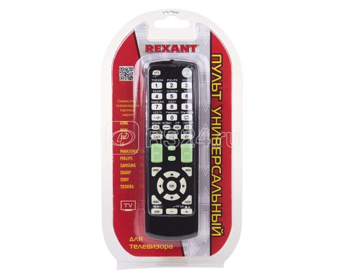 Пульт универсальный для телевизора RX-E877 Rexant 38-0015