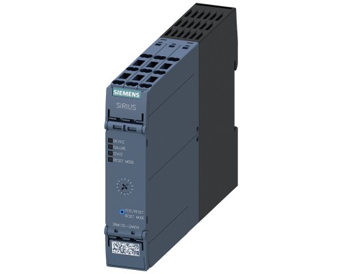 Пускатель реверсивный компактный SIRIUS 3RM1 ном. напр. до 500В АС диапазон уст. ном. тока 0.4 - 2.0А; ном. пит. напряж. упр. US 24В DC; пруж. клеммы Siemens 3RM12022AA04