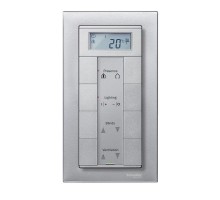 Рама 2-м Merten M-PLAN без перегор. алюм. SchE MTN488860