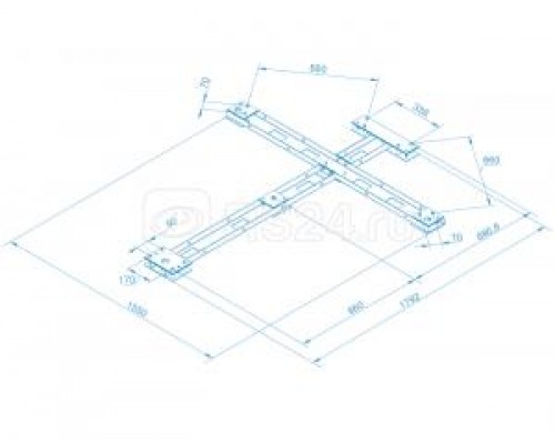 Рама монтаж. для турникета полноростового PERCo-RF01 0-01 229411