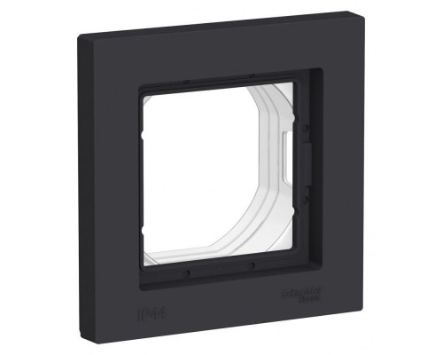 Рамка 1-м ATLASDESIGN AQUA IP44 карбон SchE ATN441001