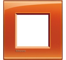 Рамка 1-м LivingLight прямоугол. оранж. Leg BTC LNA4802OD