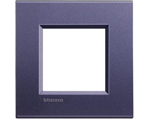 Рамка 1-м LivingLight прямоугол. син. шелк Leg BTC LNA4802CB