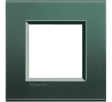 Рамка 1-м LivingLight прямоугол. зел. шелк Leg BTC LNA4802PK