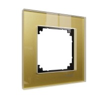 Рамка 1-м MERTEN M-Elegance стеклянная зол. SM SchE MTN4010-3241