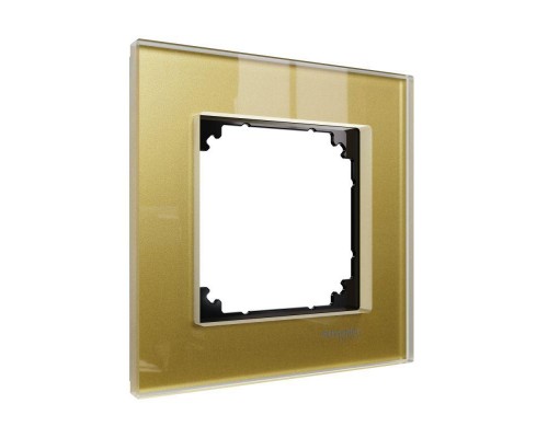 Рамка 1-м MERTEN M-Elegance стеклянная зол. SM SchE MTN4010-3241