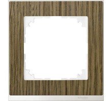 Рамка 1-м M-Pure Decor дуб/бриллиантовый бел. SchE MTN4010-3674