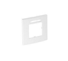 Рамка 1-м Modul45 84х84мм верт. с полем для маркировки AR45-BSF1 RW бел. OBO 6119338