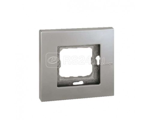 Рамка 1-м Simon27 Top impact Scudo алюм. Simon 2705610-033