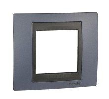 Рамка 1-м Unica Top берилл/графит SchE MGU66.002.298