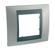 Рамка 1-м Unica Top никель/графит SchE MGU66.002.239