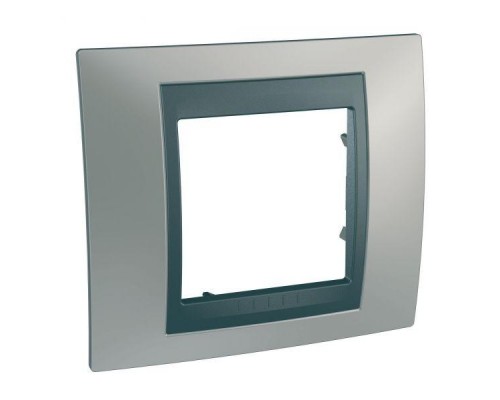 Рамка 1-м Unica Top никель/графит SchE MGU66.002.239