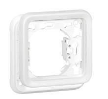 Рамка 1-м горизонт. с суппортом для скр. монтажа антибакт. IP55 бел. Leg 070792