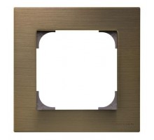 Рамка 1-постовая SKY античная латунь ABB 2CLA857100A1201