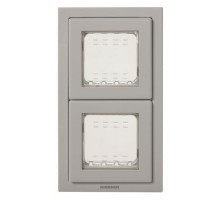 Рамка 2-м 2мод. Zenit монтажная + набор монтаж. IP55 FM сер. ABB 2CLA327200N1701