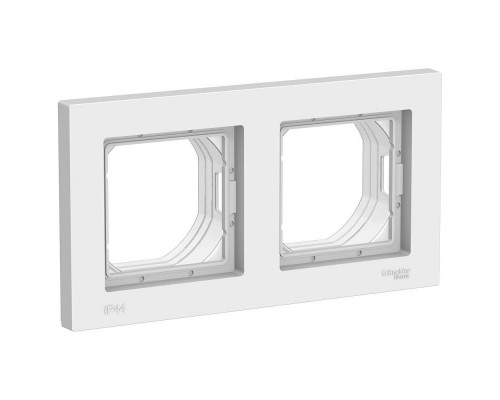Рамка 2-м ATLAS DESIGN AQUA IP44 бел. SchE ATN440102