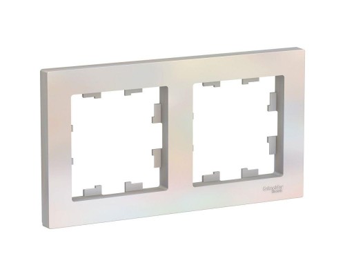 Рамка 2-м ATLAS DESIGN универс. жемчуг SchE ATN000402