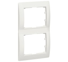Рамка 2-м Galea Life верт. перламутр Leg 771506