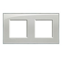 Рамка 2-м LivingLight прямоугол. серое небо Leg BTC LNA4802M2KG