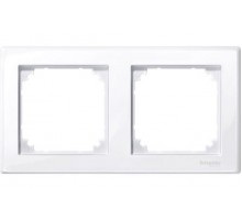 Рамка 2-м Merten монтаж. M-SMART активно бел. SchE MTN478225