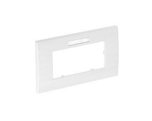 Рамка 2-м Modul45 84х140мм горизонт. с полем для маркировки AR45-BF2 RW бел. OBO 6119352
