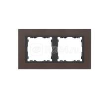 Рамка 2-м Simon82 Nature свинец/графит (имитация металла) Simon 82827-38