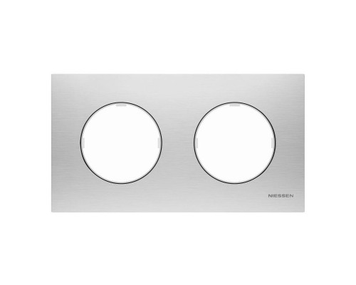 Рамка 2-м Sky Moon нерж. сталь ABB 2CLA867200A4001