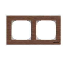 Рамка 2-м Sky дерево венге ABB 2CLA857200A2101