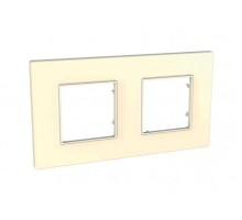 Рамка 2-м Unica quadro беж. SchE MGU2.704.25