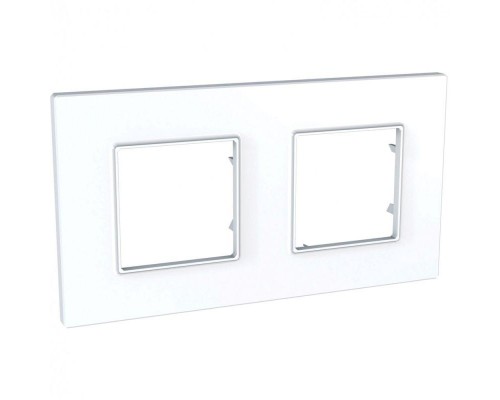 Рамка 2-м Unica quadro бел. SchE MGU2.704.18