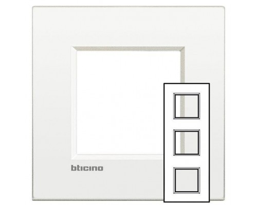 Рамка 2х3мод. LivingLight 71мм бел. Leg BTC LNE4802M3BN
