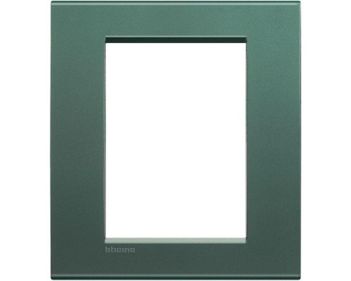Рамка 3+3мод. LivingLight прямоугол. зел. шелк Leg BTC LNA4826PK