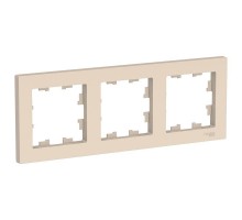 Рамка 3-м ATLAS DESIGN универс. беж. SchE ATN000203