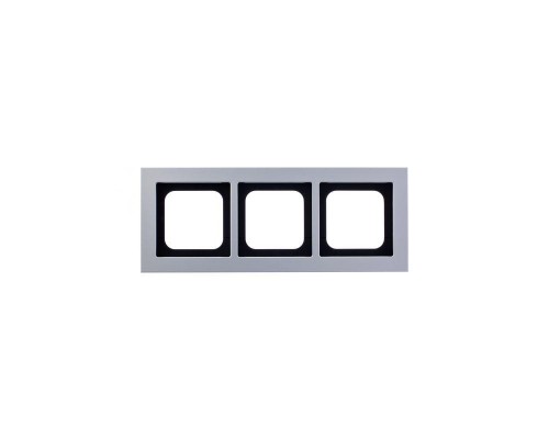 Рамка 3-м Axcent металл титан ABB 2CKA001754A4700
