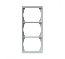 Рамка 3-м Impressivo 100мм алюм. ABB 2TKA000367G1