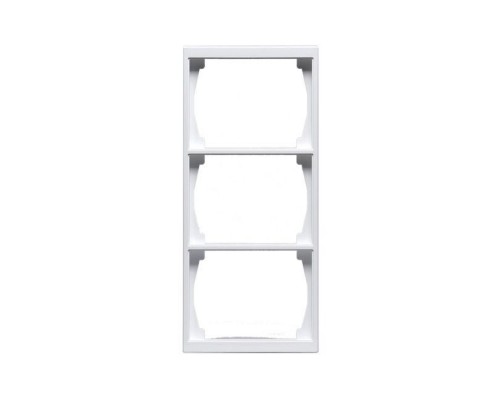 Рамка 3-м Impressivo 100мм бел. ABB 2TKA000369G1