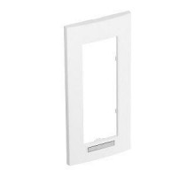 Рамка 3-м Modul45 84х185мм верт. с полем для маркировки AR45-BSF3 SWGR черн. OBO 6119388