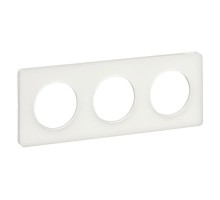 Рамка 3-м Odace прозр. бел. SchE S52P806R
