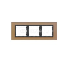 Рамка 3-м Simon82 Nature медь/графит стекло Simon 82837-34