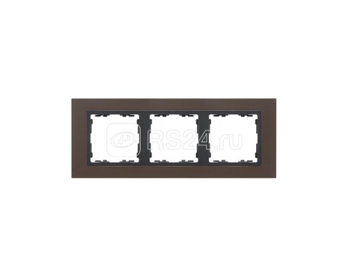 Рамка 3-м Simon82 Nature свинец/графит (имитация металла) Simon 82837-38