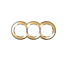 Рамка 3-м Simon88 круглая золото Simon 88630-36