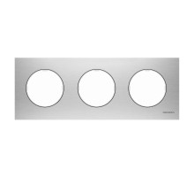 Рамка 3-м Sky Moon нерж. сталь ABB 2CLA867300A4001